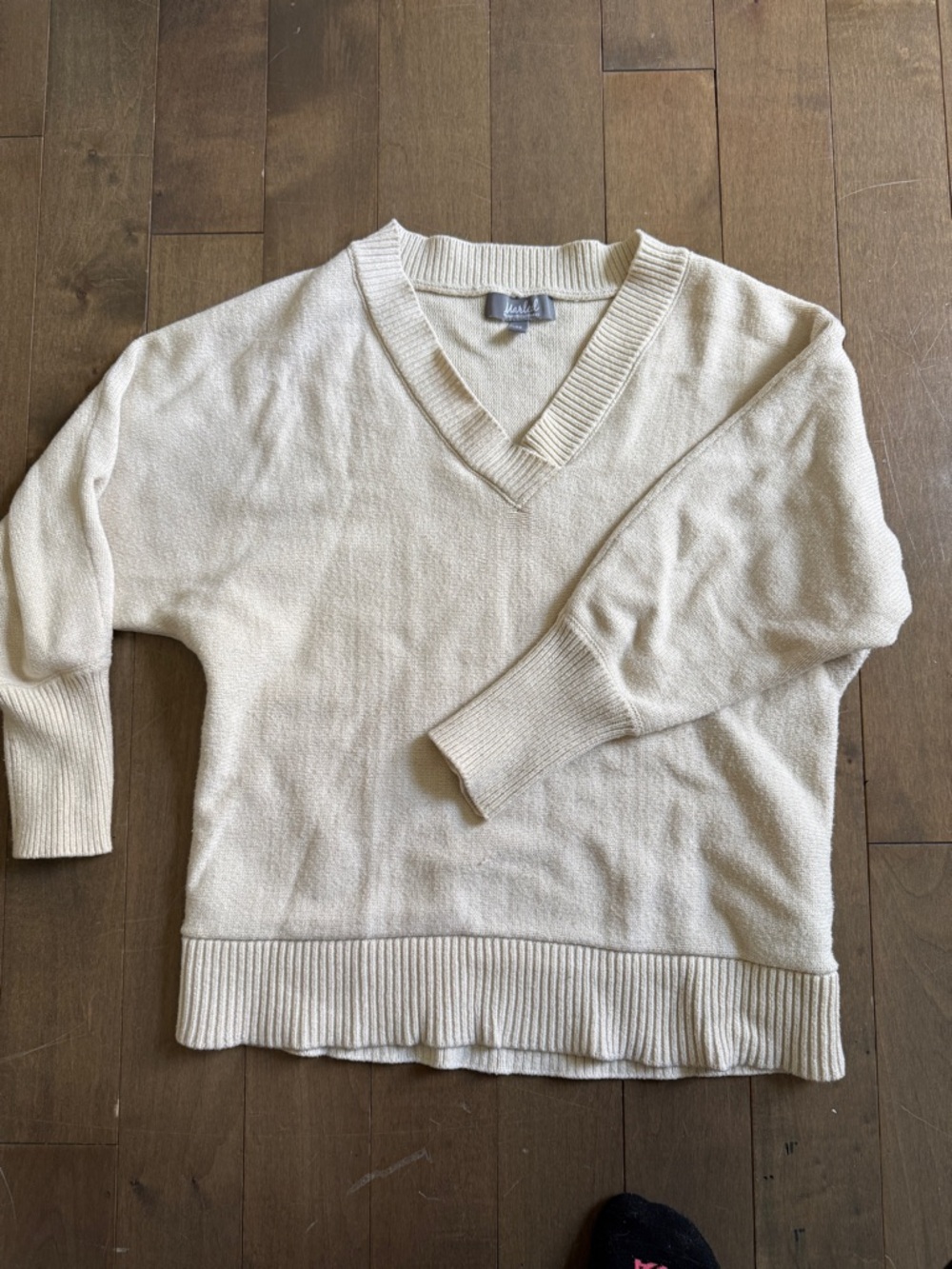 Marshalls Cream V-Neck Women's Sweater